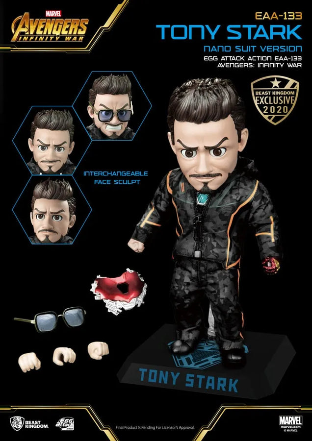 Tony Stark Nano Suit – Beast Kingdom – ActionFigure Brasil