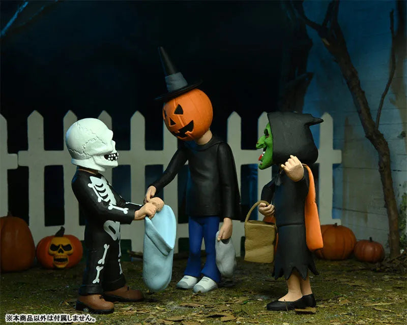 Toony Terrors / Halloween III Stylized 6 Inch Action Figure: Silver Shamrock Kids 3PKㅤ – Neca – ActionFigure Brasil