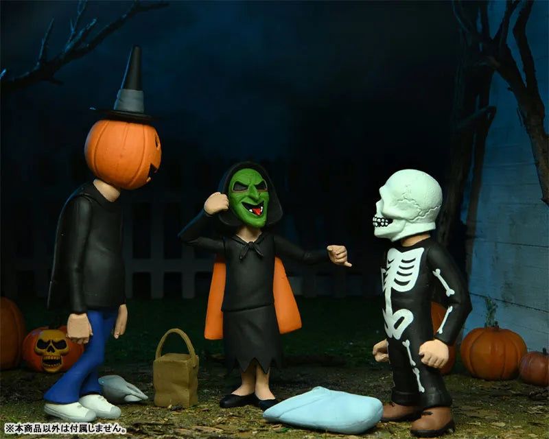 Toony Terrors / Halloween III Stylized 6 Inch Action Figure: Silver Shamrock Kids 3PKㅤ – Neca – ActionFigure Brasil