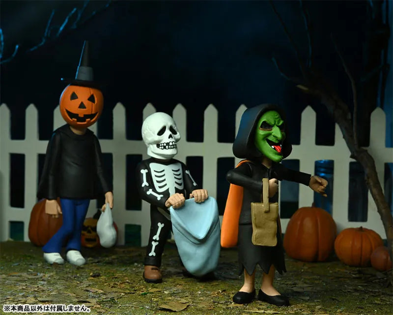 Toony Terrors / Halloween III Stylized 6 Inch Action Figure: Silver Shamrock Kids 3PKㅤ – Neca – ActionFigure Brasil