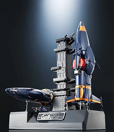 Top o Nerae! - Gunbuster - Soul of Chogokin - Buster Gokin Color Ver. (Bandai)ㅤ – Bandai – ActionFigureBrasil — com base expositora