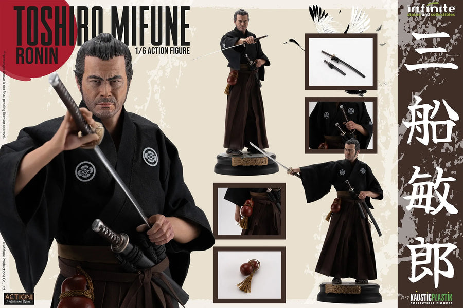 Toshiro Mifune Ronin - LIMITED EDITION: 1000 – Infinite Statue – ActionFigure Brasil