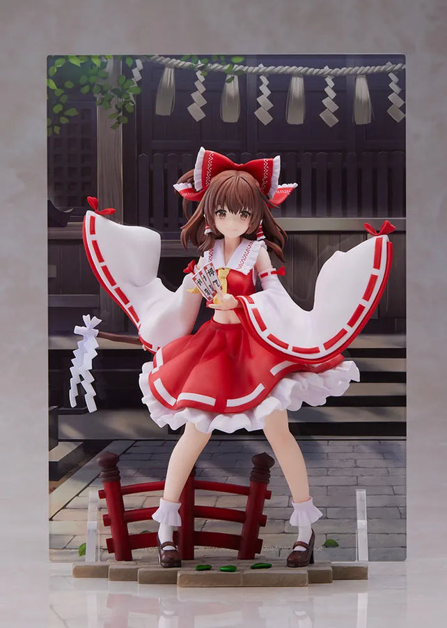 Touhou Project - Hakurei Reimu - Tenitol - Deluxe Edition with Background Panel (FuRyu) [Shop Exclusive]ㅤ – FuRyu – ActionFigureBrasil
