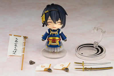 Touken Ranbu Mikazuki Munechika Cheerful Japan! Nendoroid #626 Cheerful ver. (Goodsmile)ㅤ – Good Smile Company – ActionFigureBrasil — ângulo diferente