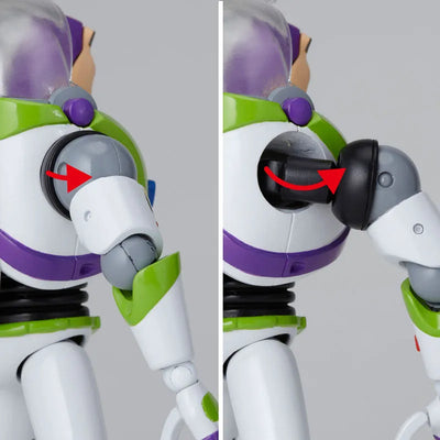 Toy Story - Buzz Lightyear - Green Army Men - Legacy of Revoltech LR-046 - Revoltech - Revoltech SFX #011 (Kaiyodo)ㅤ – Kaiyodo As Manufacturer – ActionFigure Brasil — ângulo diferente