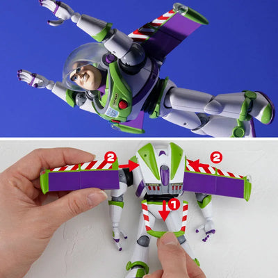 Toy Story - Buzz Lightyear - Green Army Men - Legacy of Revoltech LR-046 - Revoltech - Revoltech SFX #011 (Kaiyodo)ㅤ – Kaiyodo As Manufacturer – ActionFigure Brasil — detalhe do produto