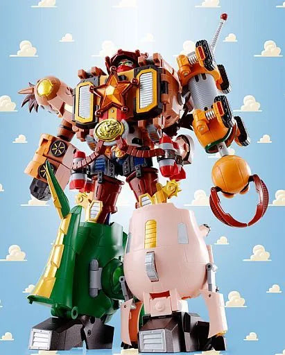 Toy Story - Woody - Bullseye - Rex - Hamm - Slinky Dog - Chogokin - Chogattai Woody Robot Sheriff Star (Bandai)ㅤ – Bandai – ActionFigure Brasil