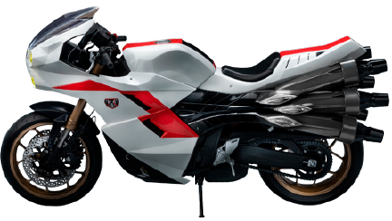 Transformed Cyclone for Masked Rider No. 2 (Shin Masked Rider) (Masked Rider Cyclone No. 2) – Threezero – ActionFigure Brasil