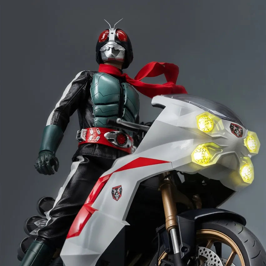 Transformed Cyclone for Masked Rider No. 2 (Shin Masked Rider) (Masked Rider Cyclone No. 2) – Threezero – ActionFigure Brasil