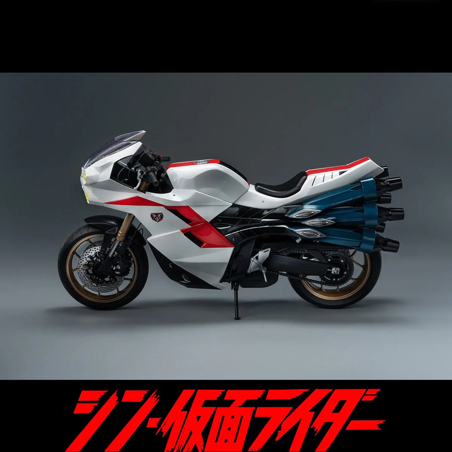 Transformed Cyclone for Masked Rider (Shin Masked Rider) (Masked Rider Cyclone) – Threezero – ActionFigure Brasil