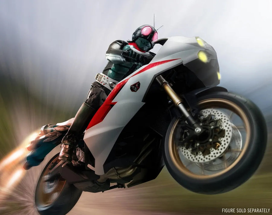 Transformed Cyclone for Masked Rider (Shin Masked Rider) (Masked Rider Cyclone) – Threezero – ActionFigure Brasil