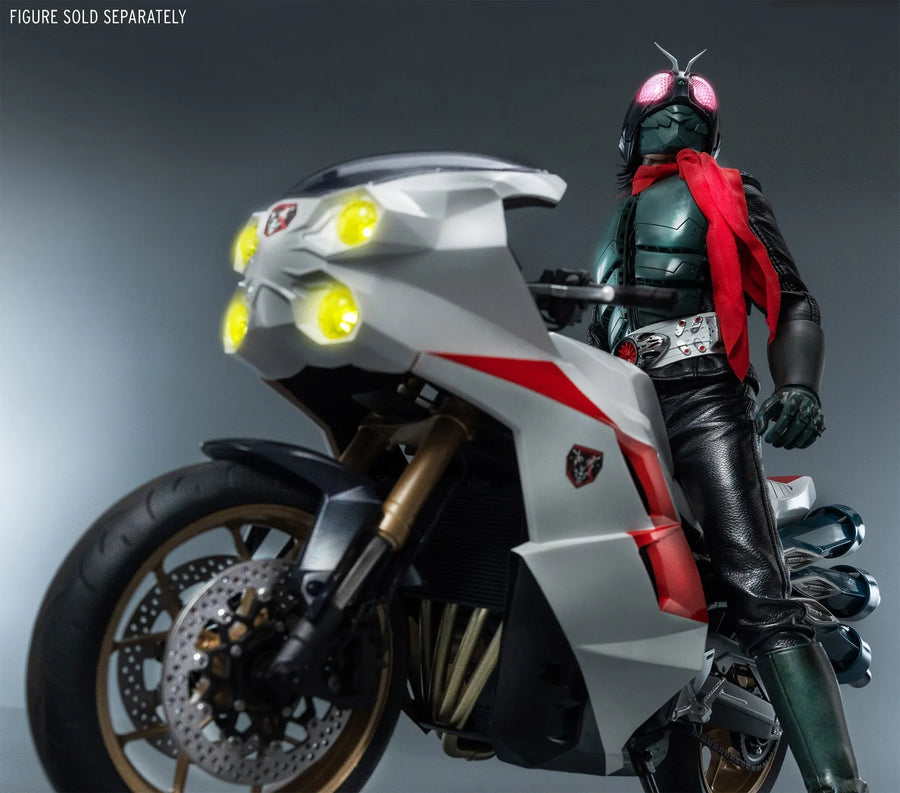 Transformed Cyclone for Masked Rider (Shin Masked Rider) (Masked Rider Cyclone) – Threezero – ActionFigure Brasil