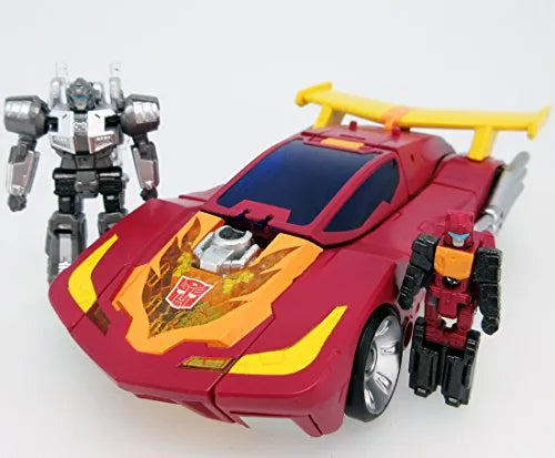 Transformer Legends - LG45 Targetmaster Hot Rodimusㅤ – Takara Tomy Arts – ActionFigure Brasil