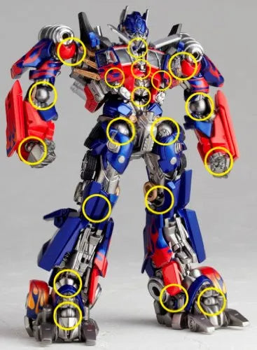 Transformers (2007) - Convoy - Revoltech #030 - Revoltech SFX - Optimus Prime (Kaiyodo)ㅤ – Kaiyodo – ActionFigureBrasil