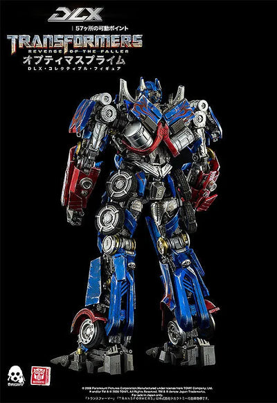 Transformers: Revenge - DLX Optimus Prime (threezero)ㅤ – ThreeZero – ActionFigureBrasil — ângulo diferente
