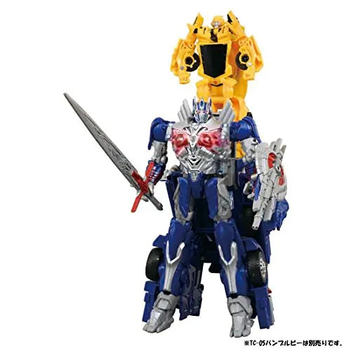 Transformers: The Last Knight - Convoy - Turbo Change Series TC-09 - Battle Command Optimus Prime (Takara Tomy)ㅤ – Takara Tomy – ActionFigureBrasil