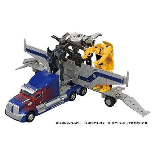 Transformers: The Last Knight - Convoy - Turbo Change Series TC-09 - Battle Command Optimus Prime (Takara Tomy)ㅤ – Takara Tomy – ActionFigureBrasil