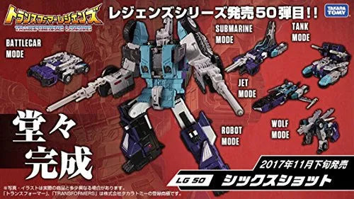 Transformers - Transformers: The Headmasters - Sixshot - Transformers Legends LG-50 (Takara Tomy)ㅤ – Takara Tomy – ActionFigure Brasil