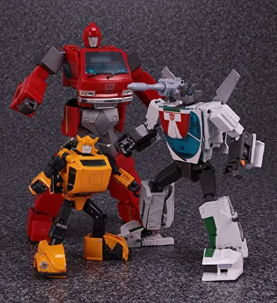 Transformers - Wheeljack - The Transformers: Masterpiece MP-20+ (Takara Tomy)ㅤ – Takara Tomy As Manufacturer – ActionFigure Brasil — embalagem