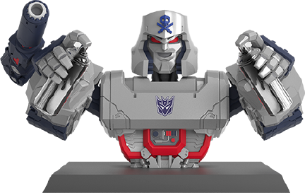 Transformers X Quiccs: Megatron - LIMITED EDITION: 500 – Mighty Jaxx – ActionFigure Brasil