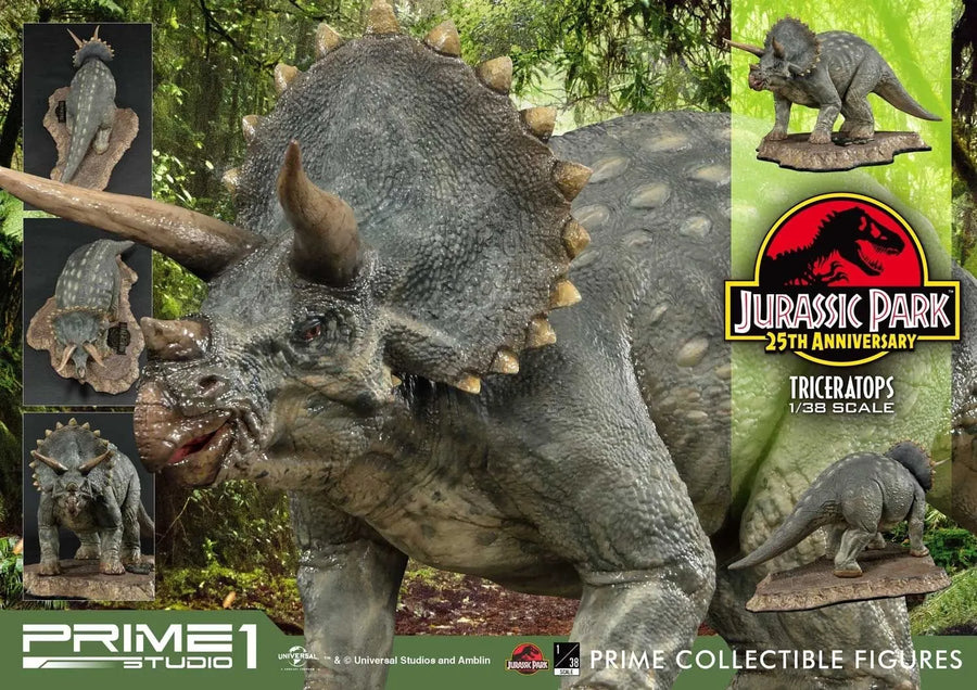 Triceratops (Regular Version) Jurassic Park (Film) – Prime1Studio – ActionFigure Brasil
