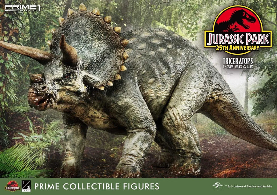 Triceratops (Regular Version) Jurassic Park (Film) – Prime1Studio – ActionFigure Brasil