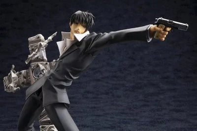 Trigun: Badlands Rumble - Nicholas D. Wolfwood - ARTFX J - 1/8 (Kotobukiya)ㅤ – Kotobukiya – ActionFigureBrasil — close
