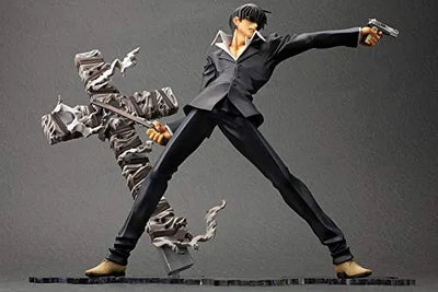 Trigun: Badlands Rumble - Nicholas D. Wolfwood - ARTFX J - 1/8 (Kotobukiya)ㅤ – Kotobukiya As Manufacturer – ActionFigureBrasil — com base expositora