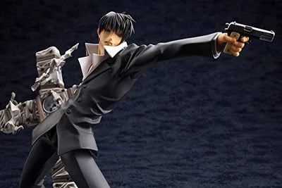 Trigun: Badlands Rumble - Nicholas D. Wolfwood - ARTFX J - 1/8 (Kotobukiya)ㅤ – Kotobukiya As Manufacturer – ActionFigureBrasil — detalhe do produto