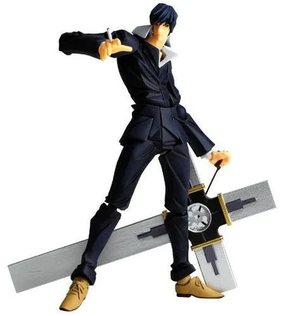 Trigun: Badlands Rumble - Nicholas D. Wolfwood - Revoltech - No. 092ㅤ – Kaiyodo – ActionFigureBrasil