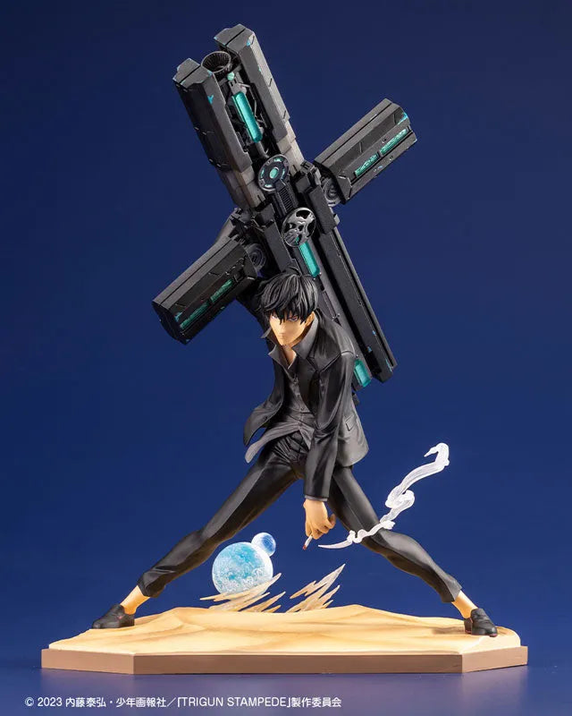 Trigun Stampede - Nicholas D. Wolfwood - ARTFX J - 1/8 - Trigun Stampede Ver. (Kotobukiya)ㅤ – Kotobukiya as Manufacturer – ActionFigure Brasil