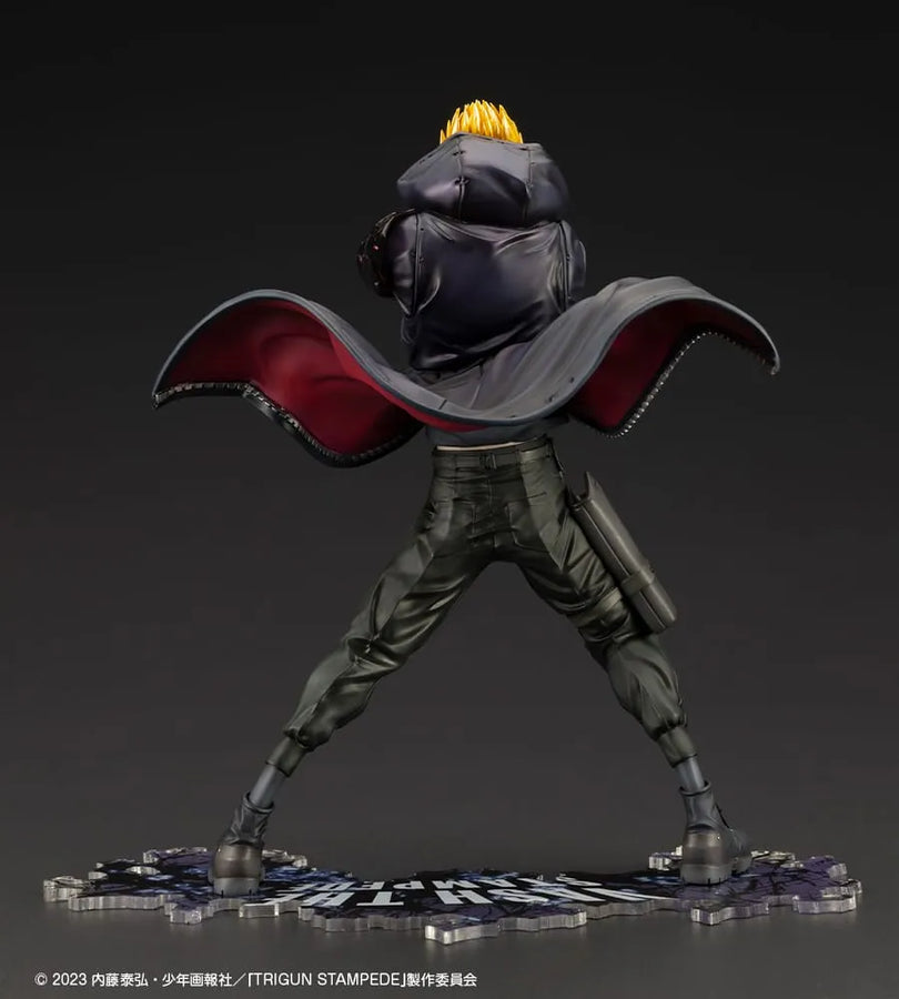 Trigun Stampede - Vash the Stampede - ARTFX J - 1/8 - -The Gunman in Black-, Trigun Stampede Ver. (Kotobukiya) [Shop Exclusive]ㅤ – Kotobukiya – ActionFigure Brasil