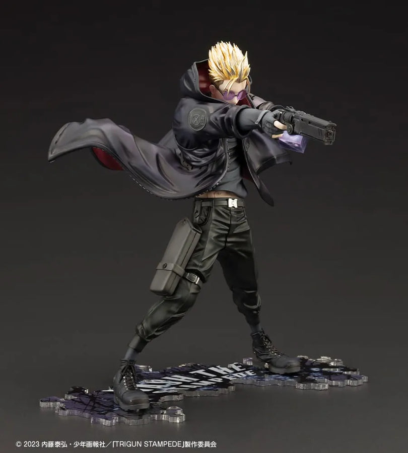 Trigun Stampede - Vash the Stampede - ARTFX J - 1/8 - -The Gunman in Black-, Trigun Stampede Ver. (Kotobukiya) [Shop Exclusive]ㅤ – Kotobukiya – ActionFigure Brasil