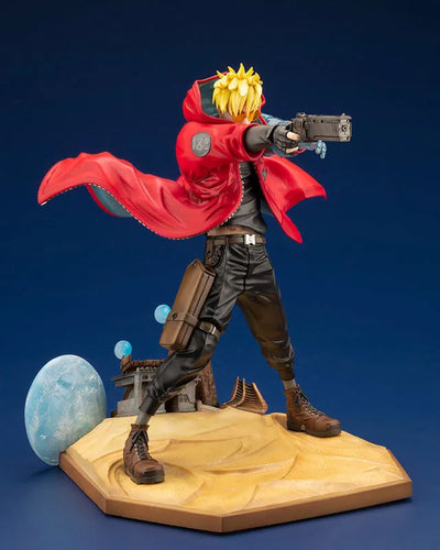 Trigun Stampede - Vash the Stampede - ARTFX J - 1/8 - Trigun Stampede Ver. (Kotobukiya)ㅤ – Kotobukiya – ActionFigureBrasil — detalhe do produto