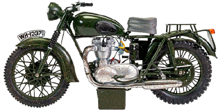 Triumph TR6 Trophy Weathered – Corgi – ActionFigure Brasil