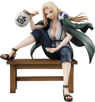 Tsunade (Version 2) – MegaHouse – ActionFigure Brasil — com base expositora