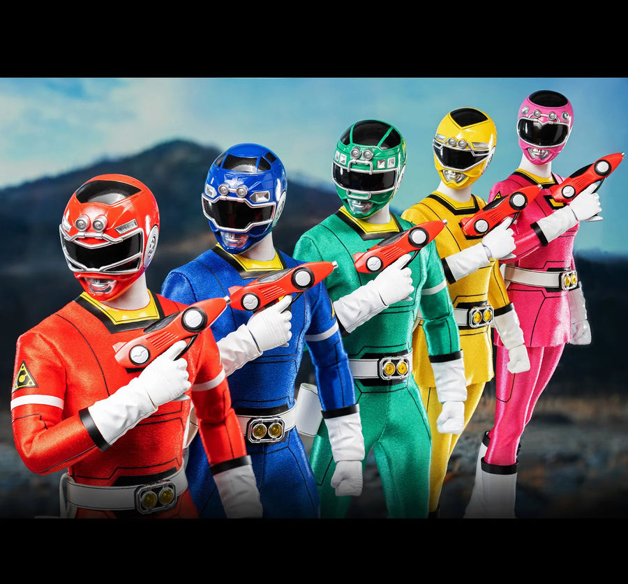 Turbo Power Rangers Pack – Threezero – ActionFigure Brasil