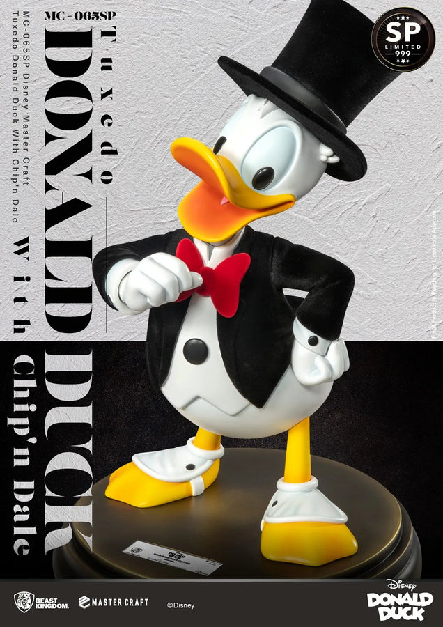 Tuxedo Donald Duck with Chip ’n Dale - LIMITED EDITION: 999 – Beast Kingdom – ActionFigure Brasil