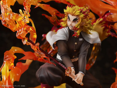 TV Anime Kimetsu no Yaiba Mugen Ressha Hen - Rengoku Kyoujurou - 1/8 - Honou no Kokyuu Ougi Ku no Kata: Rengoku (Aniplex, Wing) [Shop Exclusive]ㅤ – Wing,Aniplex – ActionFigure Brasil — embalagem