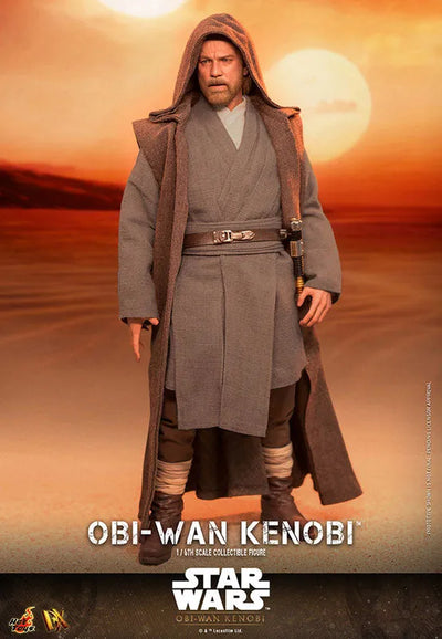 TV Masterpiece DX Obi-Wan Kenobi 1/6 Obi-Wan Kenobiㅤ – Hot Toys – ActionFigureBrasil — ângulo diferente