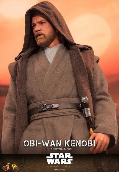 TV Masterpiece DX Obi-Wan Kenobi 1/6 Obi-Wan Kenobiㅤ – Hot Toys – ActionFigureBrasil — ângulo diferente
