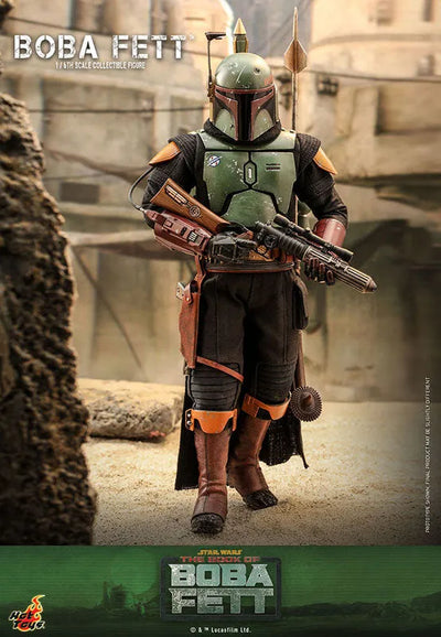 TV Masterpiece "The Book of Boba Fett" 1/6 Scale Figure Boba Fettㅤ – Hot Toys – ActionFigureBrasil — com base expositora