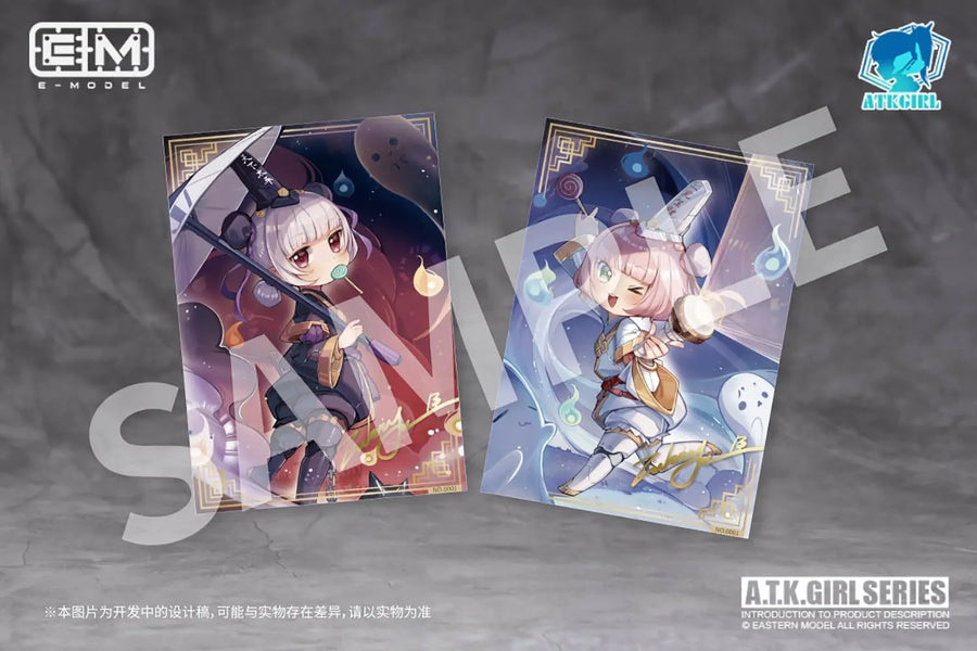 Twins of the Underworld - Blanka & Noir - With Character Card (E-model)ㅤ – E-model – ActionFigure Brasil