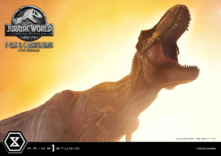 Tyrannosaurus-Rex & Carnotaurus (Deluxe Version) Jurassic World: Fallen Kingdom (Film) – Prime1Studio – ActionFigure Brasil