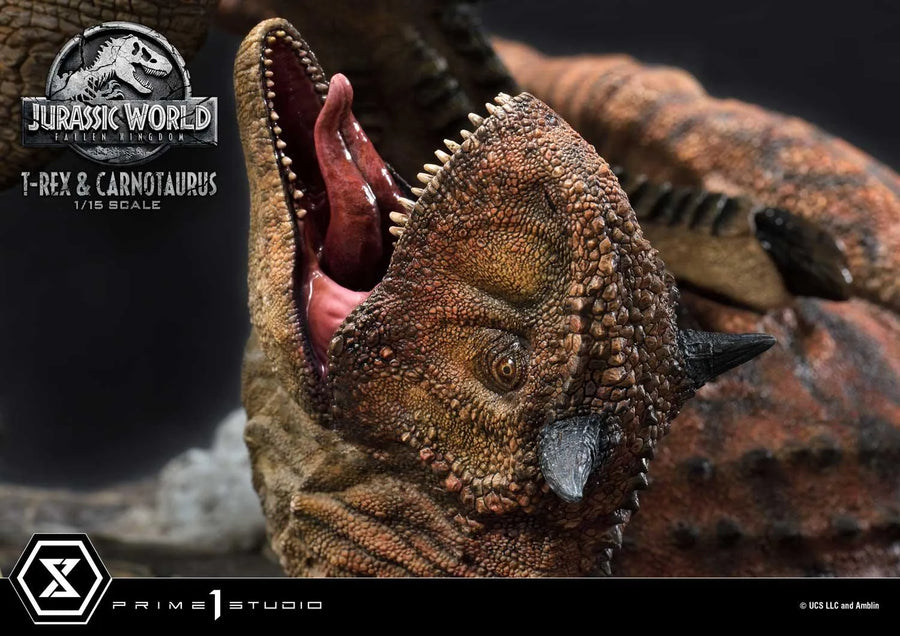 Tyrannosaurus-Rex & Carnotaurus (Regular Version) Jurassic World: Fallen Kingdom (Film) – Prime1Studio – ActionFigure Brasil