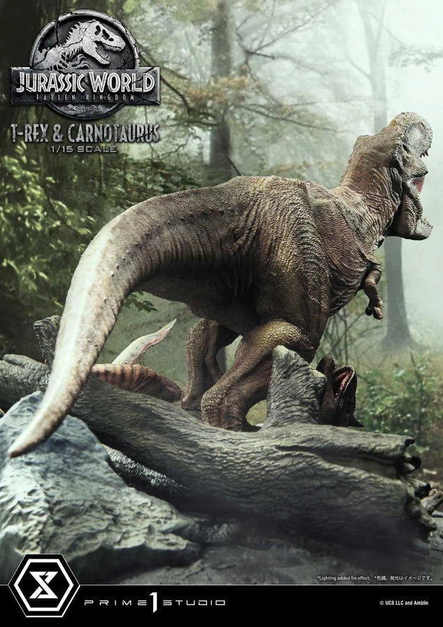 Tyrannosaurus-Rex & Carnotaurus (Regular Version) Jurassic World: Fallen Kingdom (Film) – Prime1Studio – ActionFigure Brasil