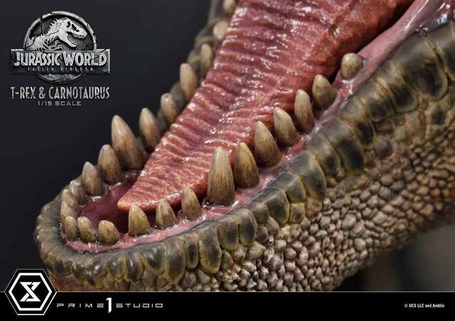 Tyrannosaurus-Rex & Carnotaurus (Regular Version) Jurassic World: Fallen Kingdom (Film) – Prime1Studio – ActionFigure Brasil