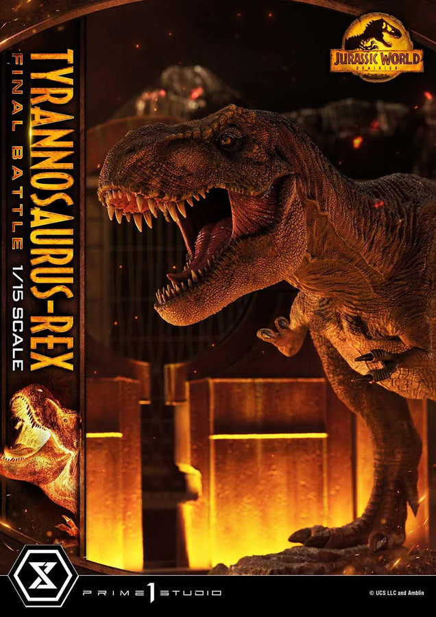 Tyrannosaurus-Rex (Regular Version) Jurassic World: Dominion (Film) – Prime1Studio – ActionFigure Brasil