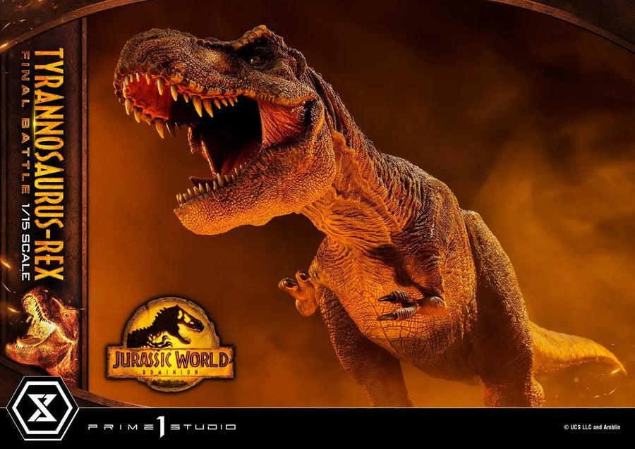 Tyrannosaurus-Rex (Regular Version) Jurassic World: Dominion (Film) – Prime1Studio – ActionFigure Brasil