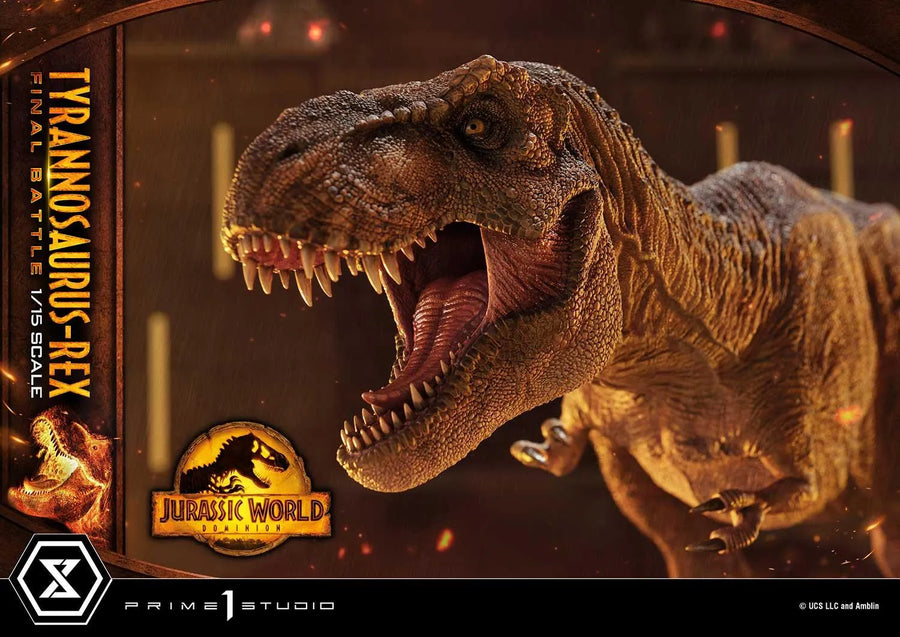 Tyrannosaurus-Rex (Regular Version) Jurassic World: Dominion (Film) – Prime1Studio – ActionFigure Brasil